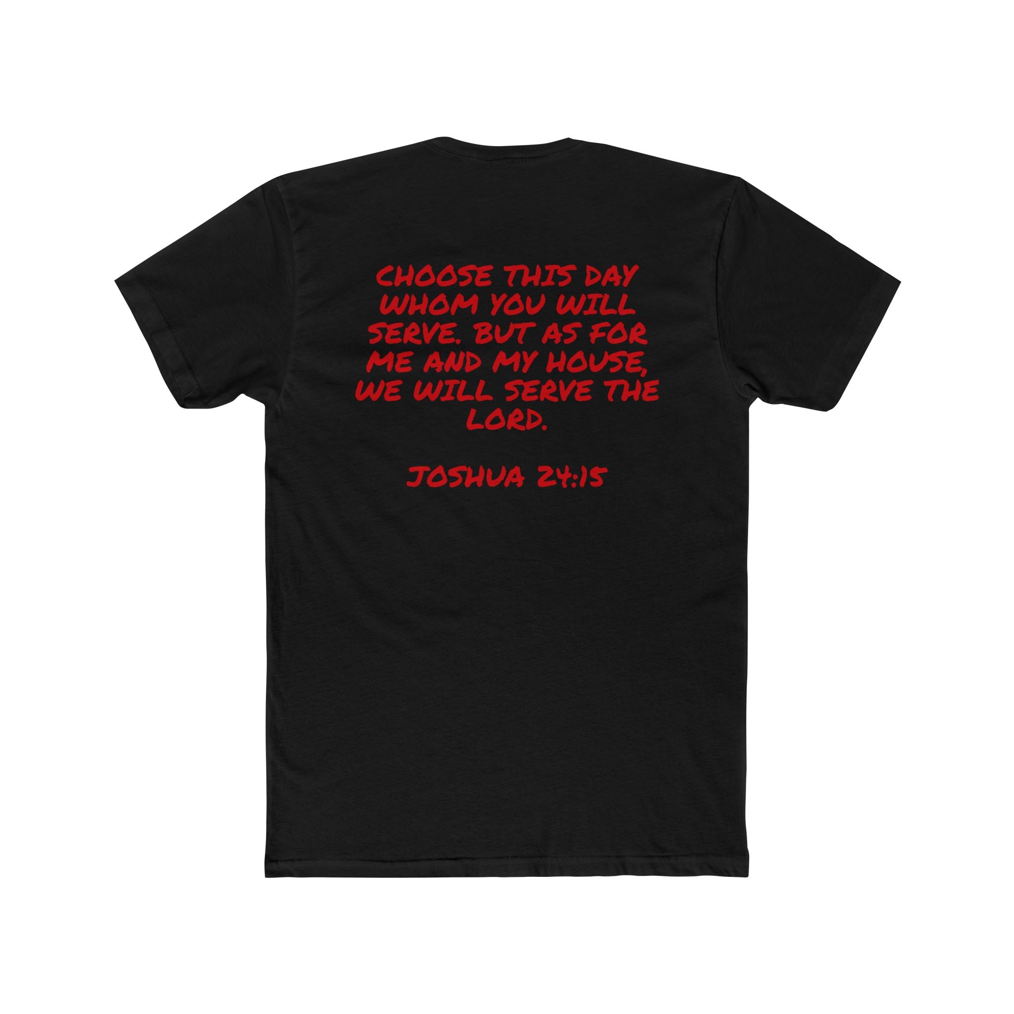 Christian Faith T-Shirt - "MADE UP MIND" Scripture Tee (Joshua 24:15)
