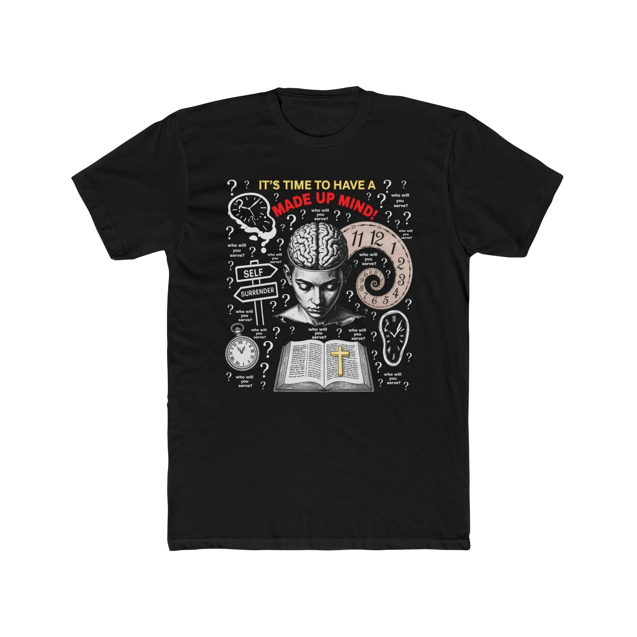 Christian Faith T-Shirt - "MADE UP MIND" Scripture Tee (Joshua 24:15)