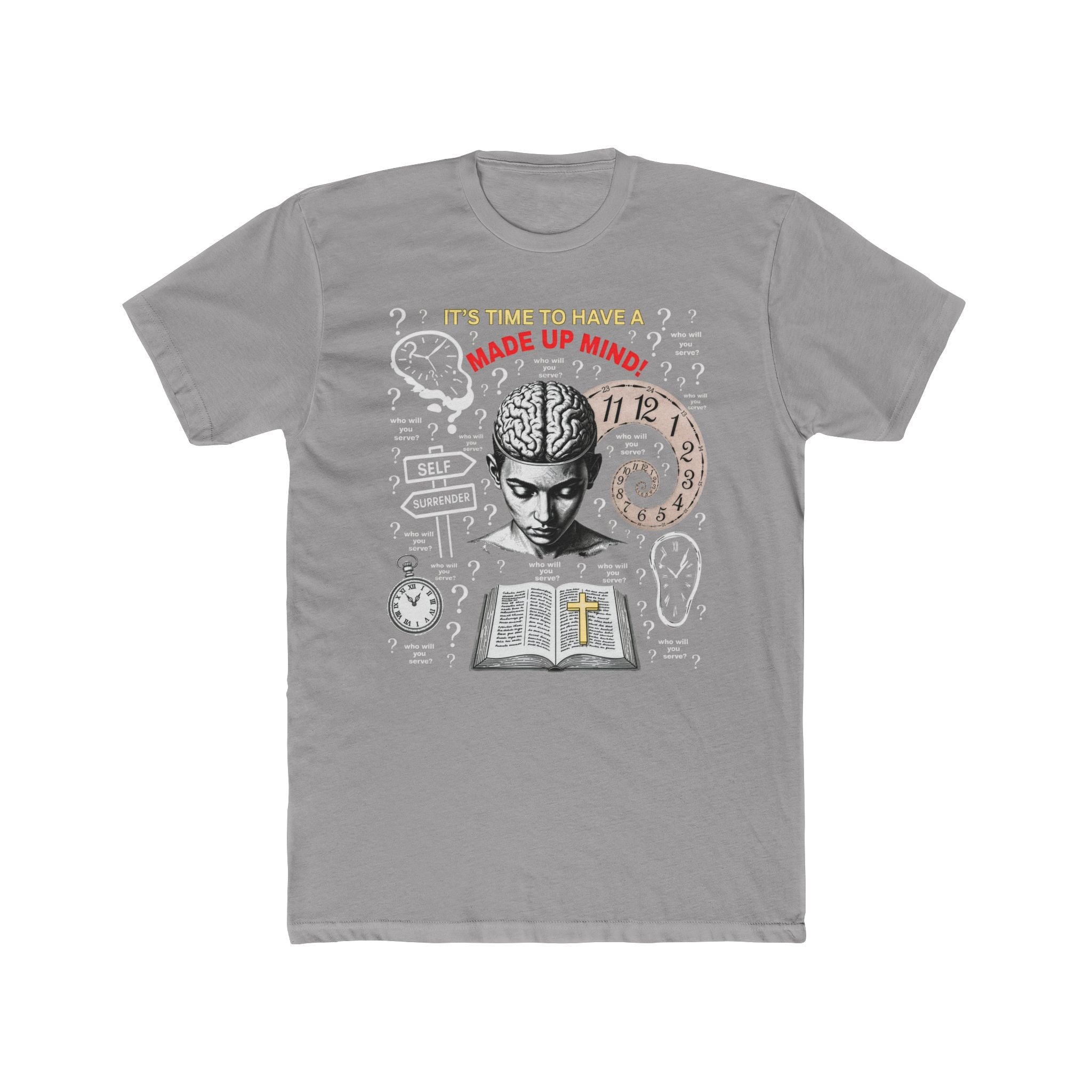 Christian Faith T-Shirt - "MADE UP MIND" Scripture Tee (Joshua 24:15)
