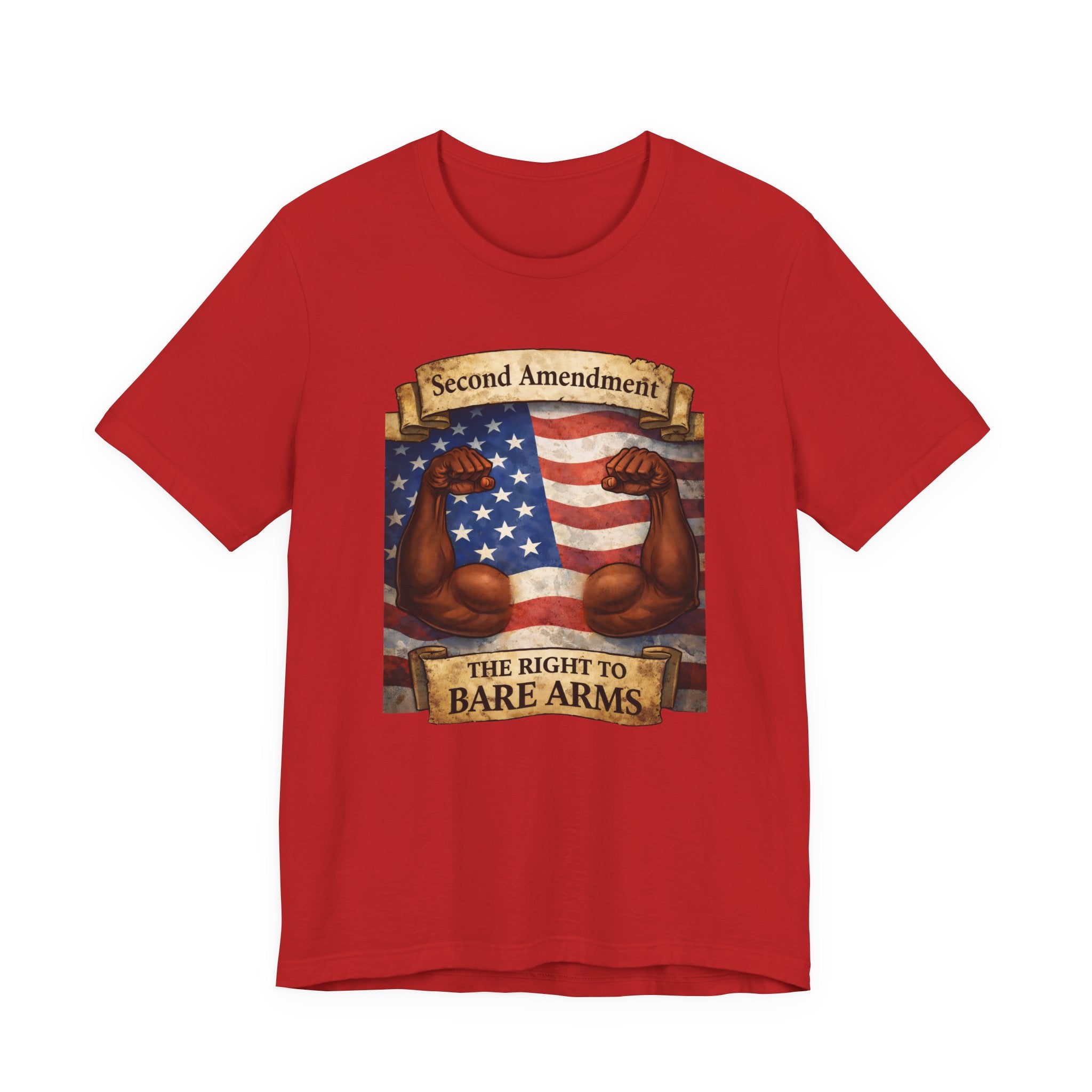 Second Amendment 'The Right to Bare Arms' T-Shirt
