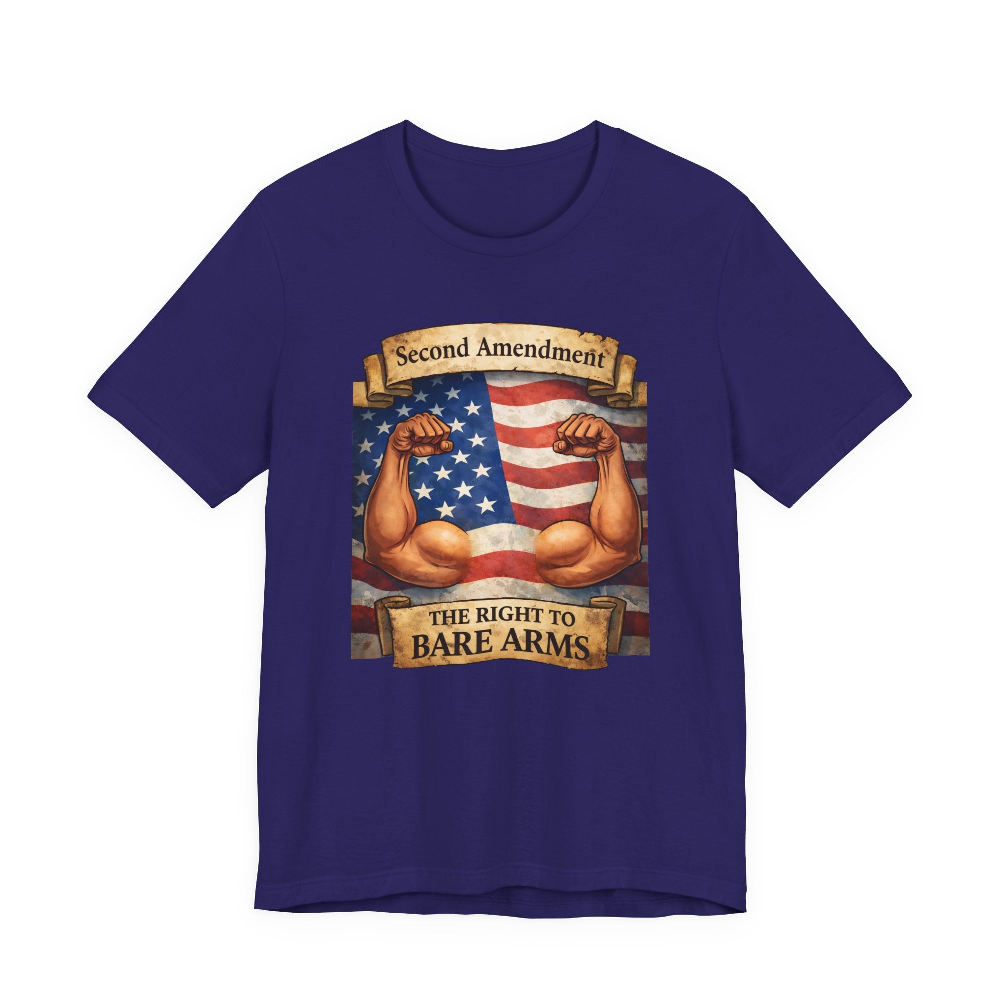 Second Amendment-The Right to Bare Arms-Unisex Jersey Short Sleeve Tee