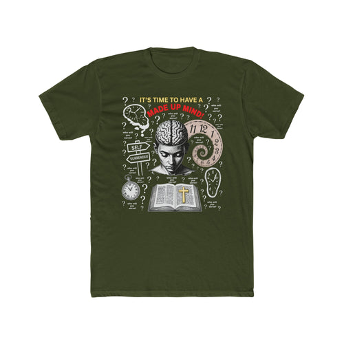 Christian Faith T-Shirt - "MADE UP MIND" Scripture Tee (Joshua 24:15)